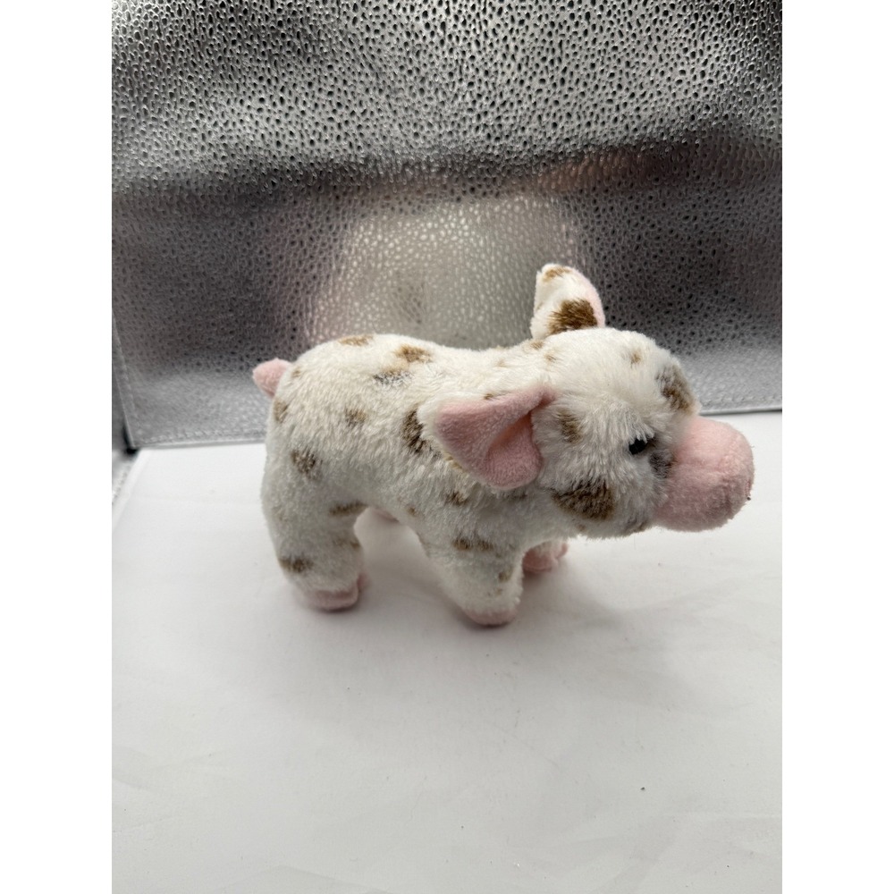 Douglas Stuffed Animal Plush Spotted Pig Pink Ears Snout Farm Toy